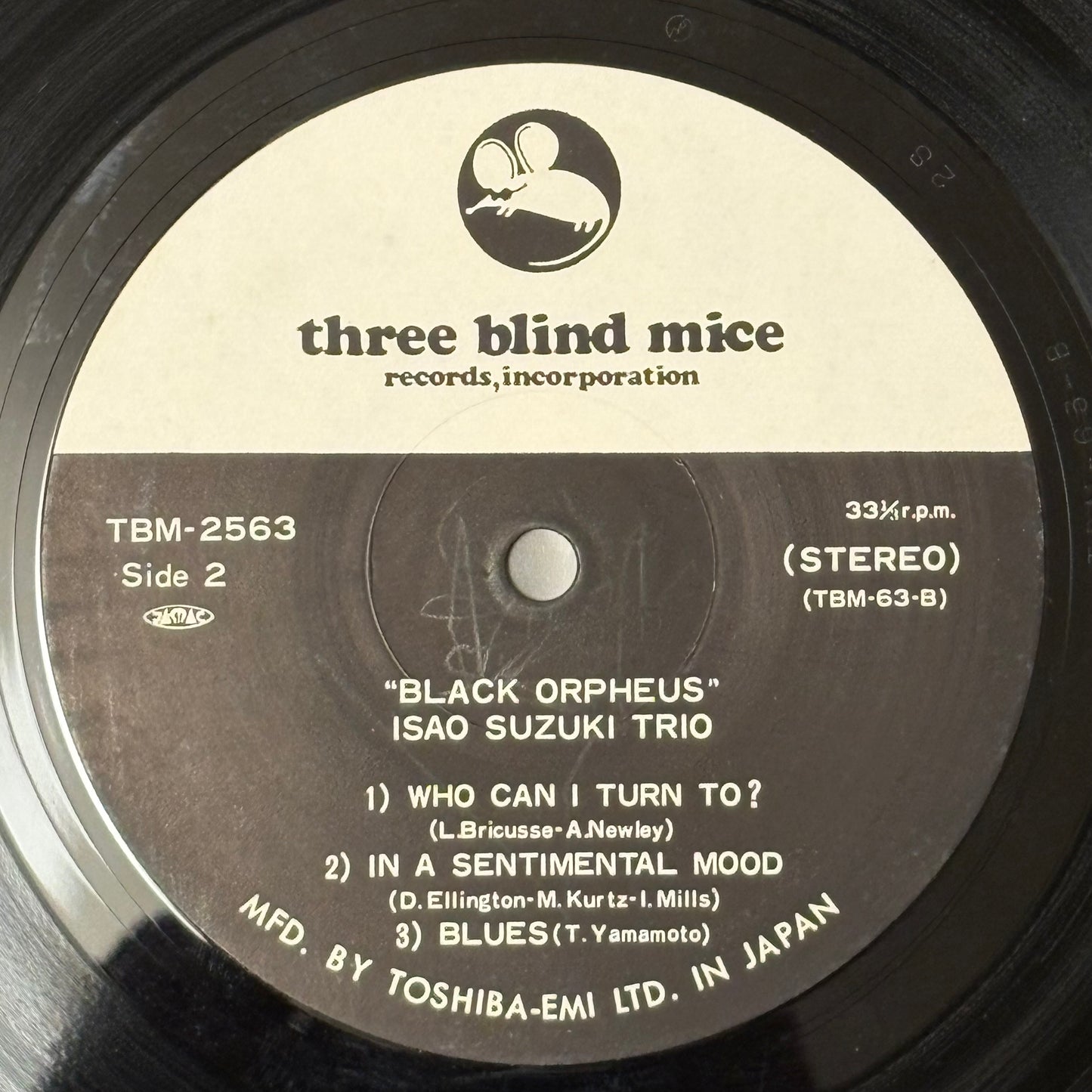 鈴木勲トリオ Isao Suzukr Trio - Black Orpheus